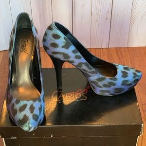 Carlos by Carlos Santana - Blue Leopard Pump